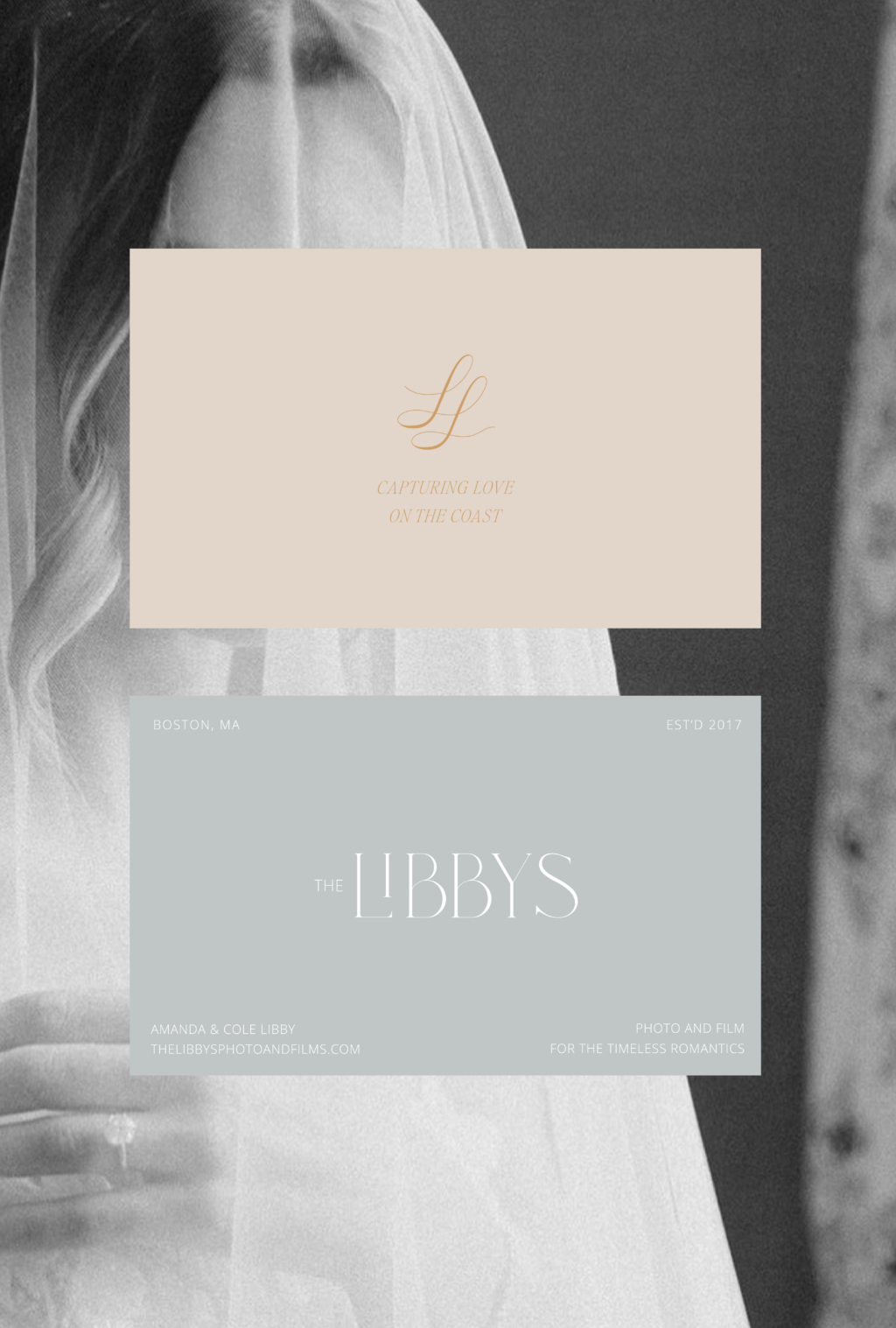 Romantic Wedding Photography Branding Logo Design by Emmy Studio