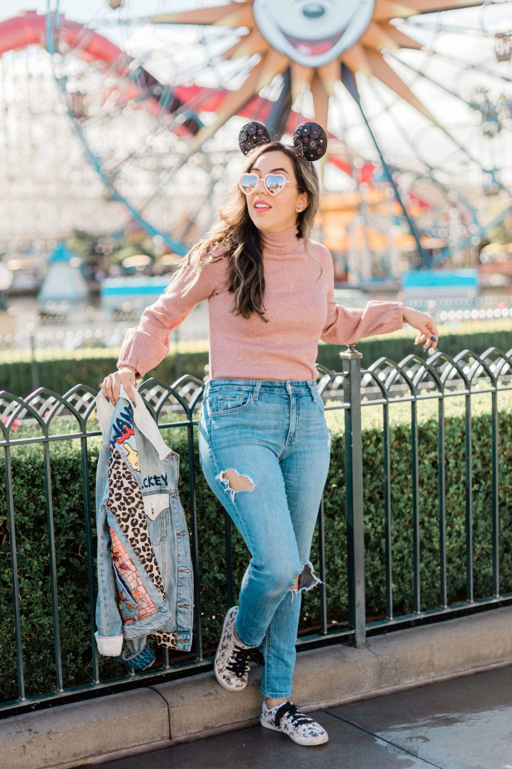 I love to create Disneyland Styled Outfits. It is so fun to come up with creative ways to express my love for Disney with a side of magic! Winter version.