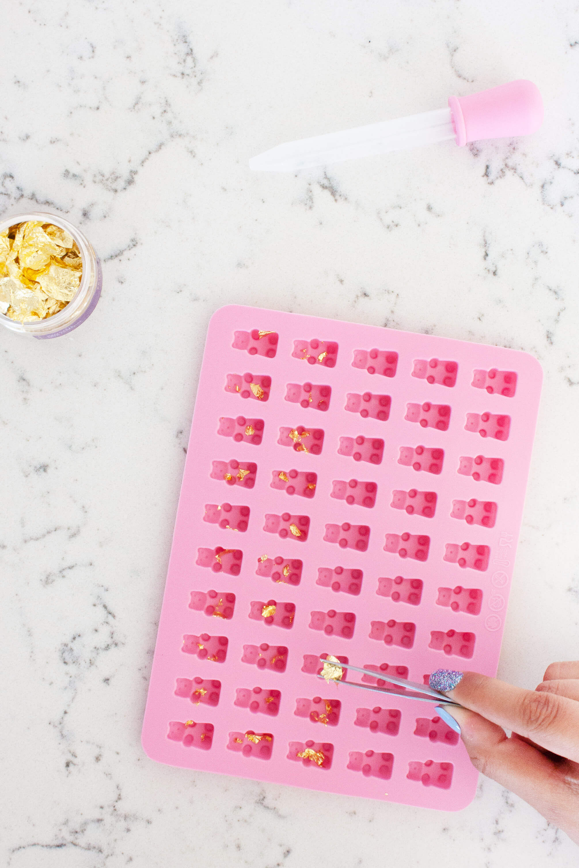 vegan rosé gummy bears